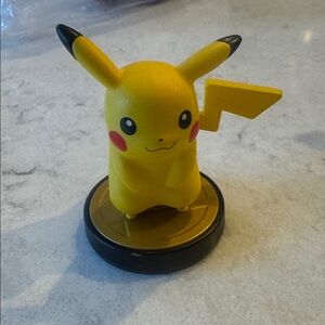 Nintendo Pikachu Amiibo Figure - Yellow and Black